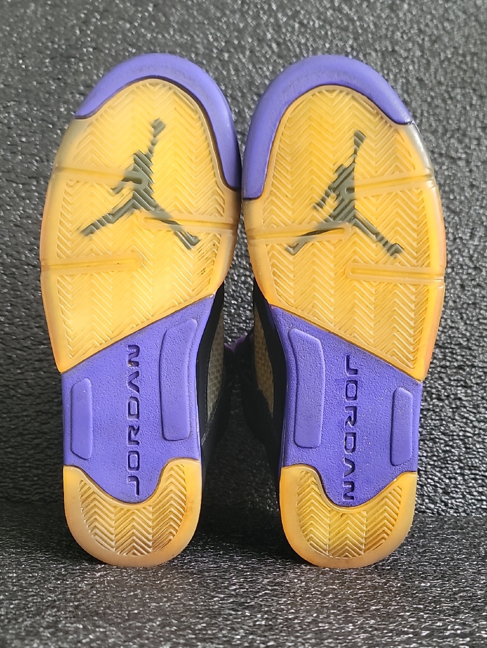 Nike Air Jordan 5 'Raptors' "Ember Glow/Fierce Purple" Wmns 8 Great Condition - Picture 7 of 13